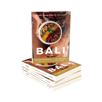 Bali Vegan Book. 60 Restaurants in Bali share 150+ recipes. Bali Vegan guidebook. 