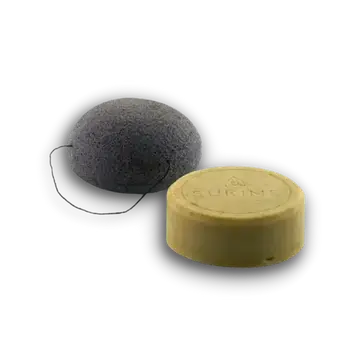 Moringa Face Cleanser + Charcoal Konjac Sponge